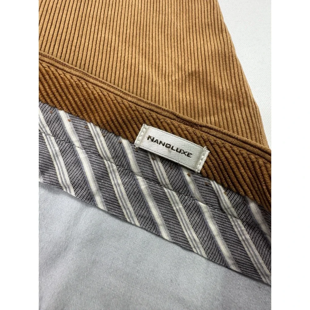 Patrick James Corduroy Pants Mens 40 (Measures 43x28) Brown Stretch